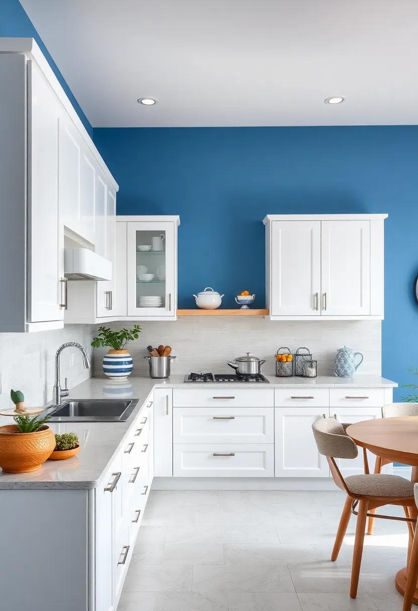 Focus on ‍Functionality: Pair ​white‌ cabinets with ⁣clear silver or blue organization containers to keep‍ your kitchen tidy⁤ while maintaining aesthetic appeal