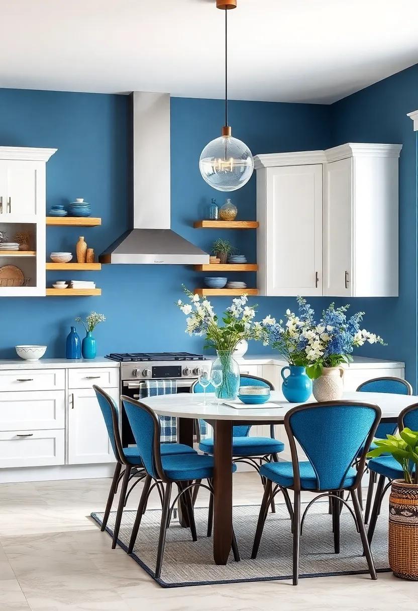 Celebrate ‌seasonal Changes: swap out decor seasonally, using blue flowers or fruits in the summer and deep blues in the winter for a⁤ continually refreshed look