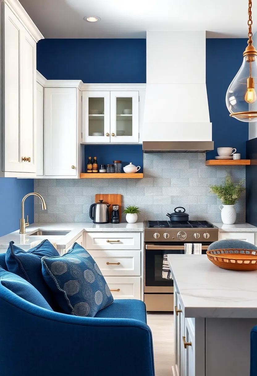 Use Textured Fabrics:⁤ Incorporate soft ⁢textiles like linen or cotton in shades of blue ‍for curtains or cushions to‌ enrich the visual appeal