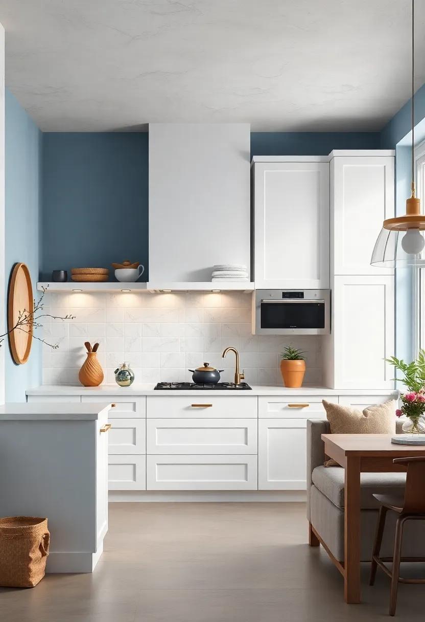 Balance with Muted Shades: ‌Consider soft, muted​ blue tones for a peaceful atmosphere that‌ pairs well with ultra-modern white cabinets