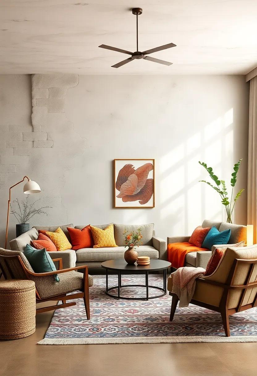 Eclectic Harmony: Designing a Boho Living Room with Unique Furniture Flair