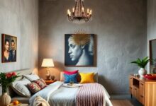 Embracing Nostalgia: A Retro-Inspired Maximalist Bedroom with 70s Flair