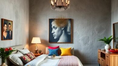 Embracing Nostalgia: A Retro-Inspired Maximalist Bedroom with 70s Flair