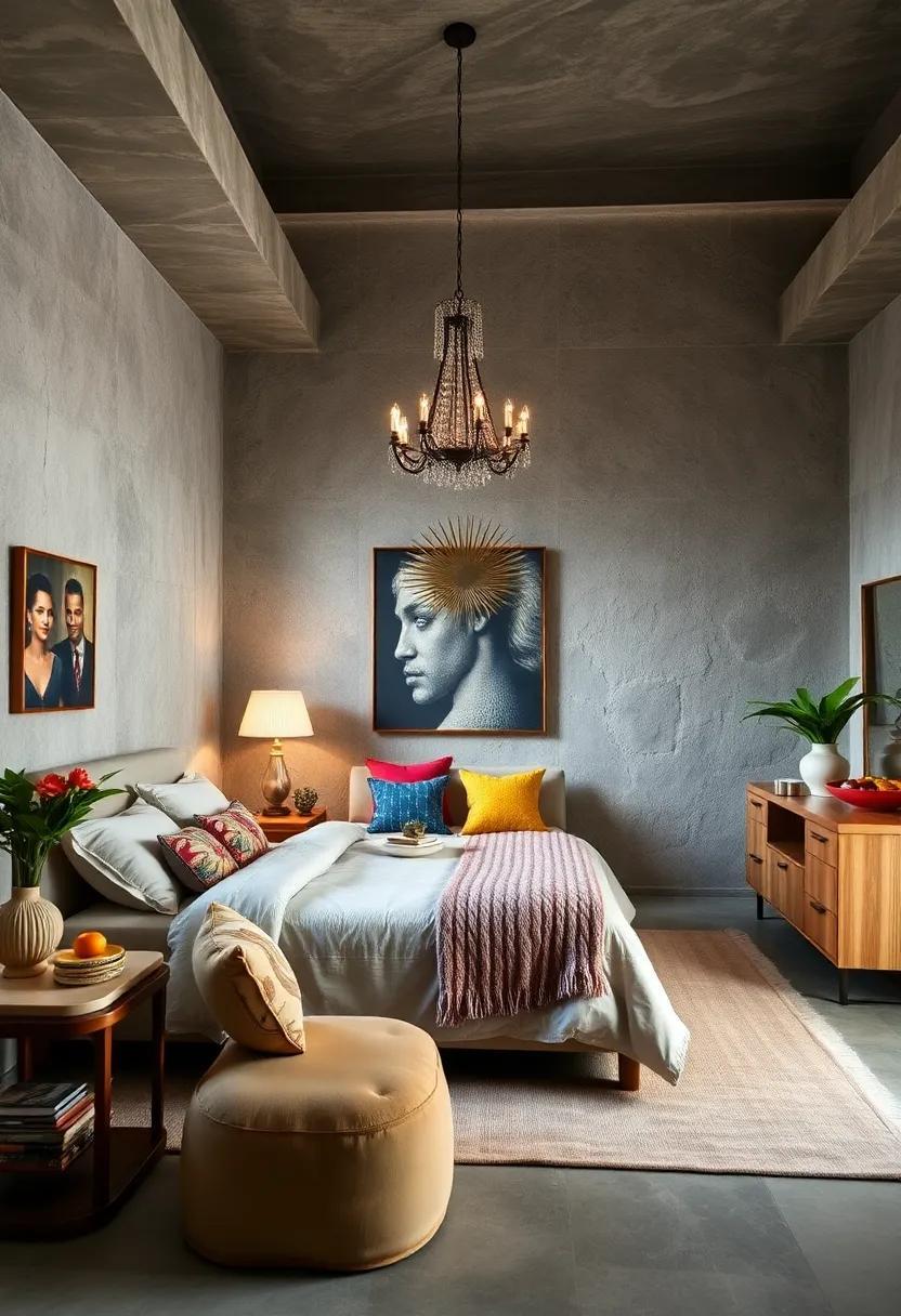 Embracing Nostalgia: A Retro-Inspired Maximalist Bedroom with 70s Flair