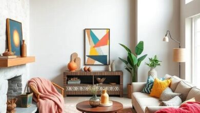 Cozy Corners: Vibrant Throw Blankets Transform Eclectic Living Spaces