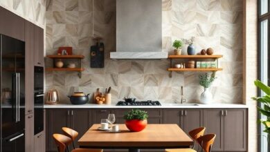 Timeless Elegance: Art Deco Kitchens Featuring Bold Geometric Tiles