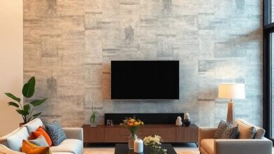 Transform Your Space: Stunning Living Room Accent Walls with Tiles
