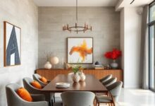 Harmonizing Styles: Exploring Dining Rooms with Mixed Materials Magic