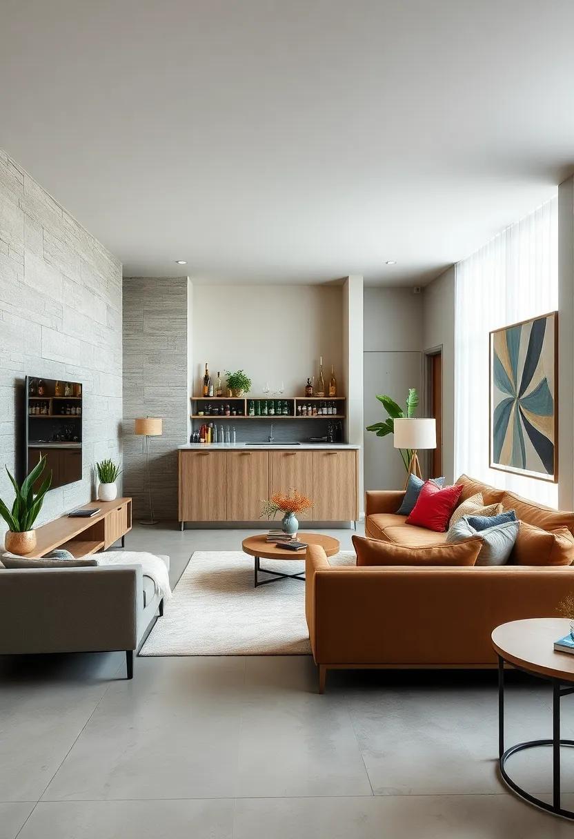 Maximizing Space: Stylish Ideas for Your Compact Living Room Bar Setup