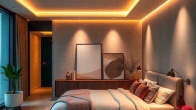 Illuminating Serenity: Creating Warm Ambiance with Hidden Bedroom Lighting