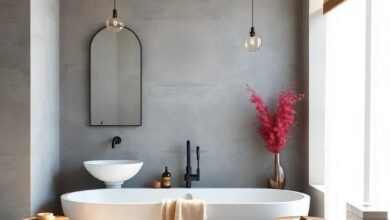 Sleek Serenity: Embracing Minimalist Bathroom Decor with Clean Lines