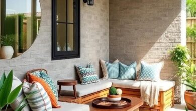 Clever Small Patio Designs: DIY Storage Benches for Cozy Outdoor Spaces