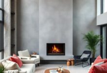 Cozy Elegance: Exploring Scandinavian Living Rooms with Inviting Fireplaces