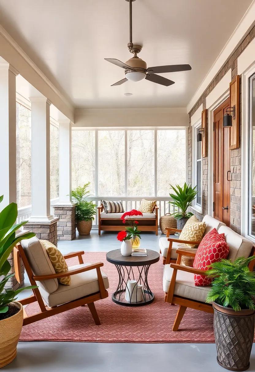 Maximize Comfort and Space: Designing a Screened Porch with Fold-Out Chairs