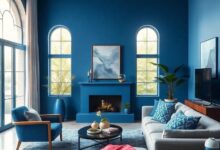 Serene Spaces: Creative Ideas for Blue Living Room Decor Inspiration
