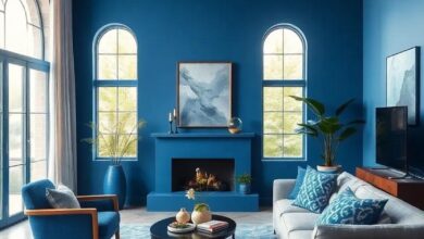 Serene Spaces: Creative Ideas for Blue Living Room Decor Inspiration