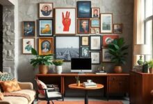 Eclectic Home Offices: Inspiring Gallery Walls That Spark Creativity