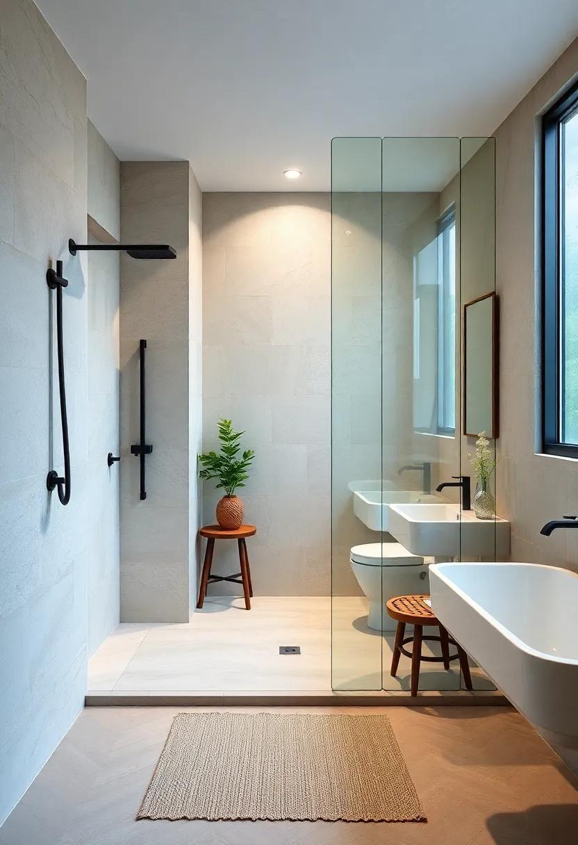 Clever Small Bathroom Open Shower Ideas to Maximize Space and Style