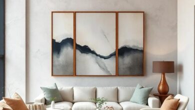 Subtle Statements: Embracing Neutral Wall Art with Abstract Prints