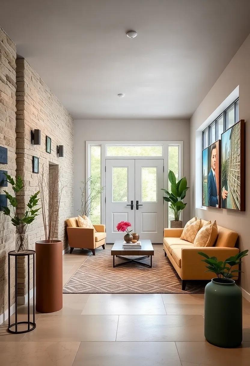 Chic Umbrella Stands and Small Furniture Accents to Elevate Your Entryway