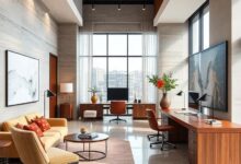 Elevating Workspaces: Modern Luxury Offices Featuring Unique Desk Designs