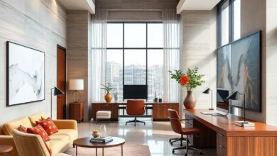 Elevating Workspaces: Modern Luxury Offices Featuring Unique Desk Designs