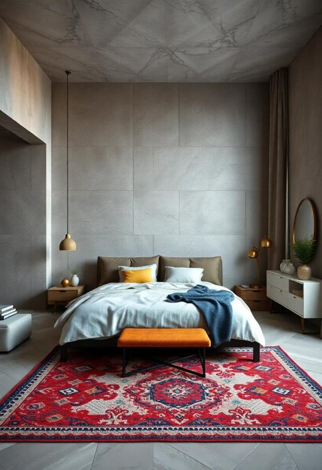 25 Stunning Bedroom Layouts to Elevate Your Space with an Area Rug