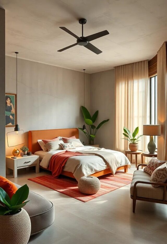 27 Inspiring Ideas to Create an Eclectic Bedroom with Tropical Vibes