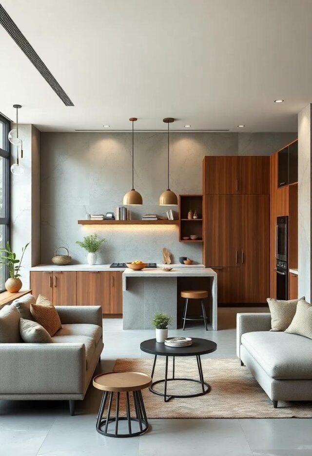 29 Inspiring Ideas for Incorporating Concrete Elements in Your Modern Kitchen Design