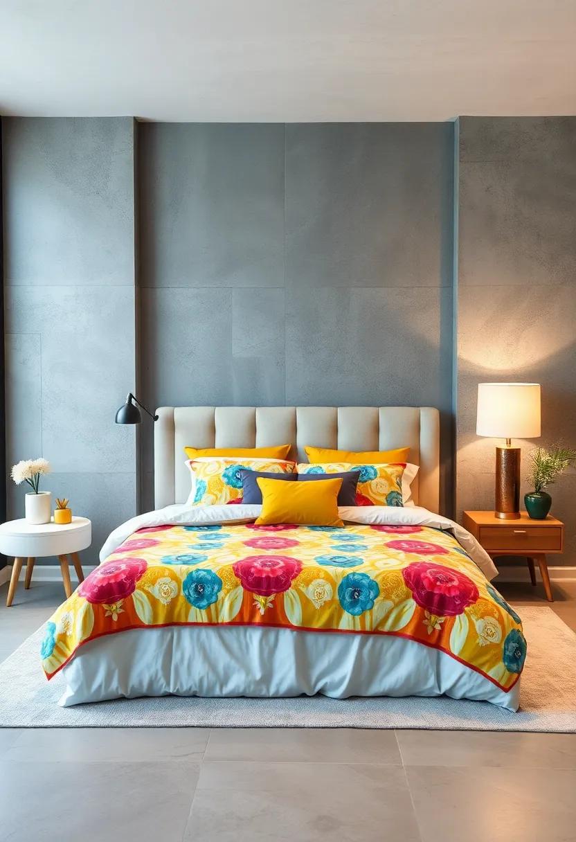 Colorful Bedspread: Brighten up your‍ sleeping⁣ quarters​ with a ⁤fun and ​vibrant bedspread ⁢that injects personality into ‍your room