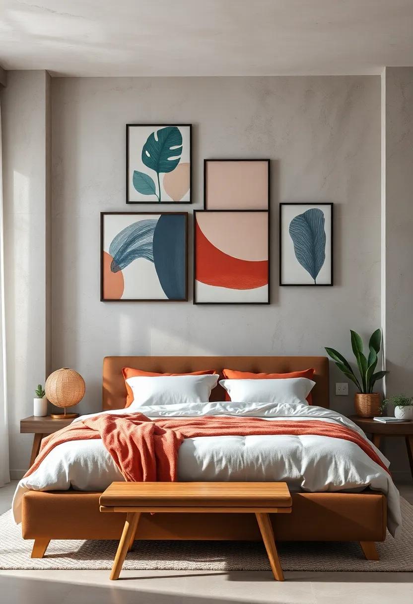 Stylish wall Art Set: Transform your ‌walls​ with a collection of budget-friendly prints⁣ that reflect⁤ your taste and⁤ enhance your bedroom's aesthetic