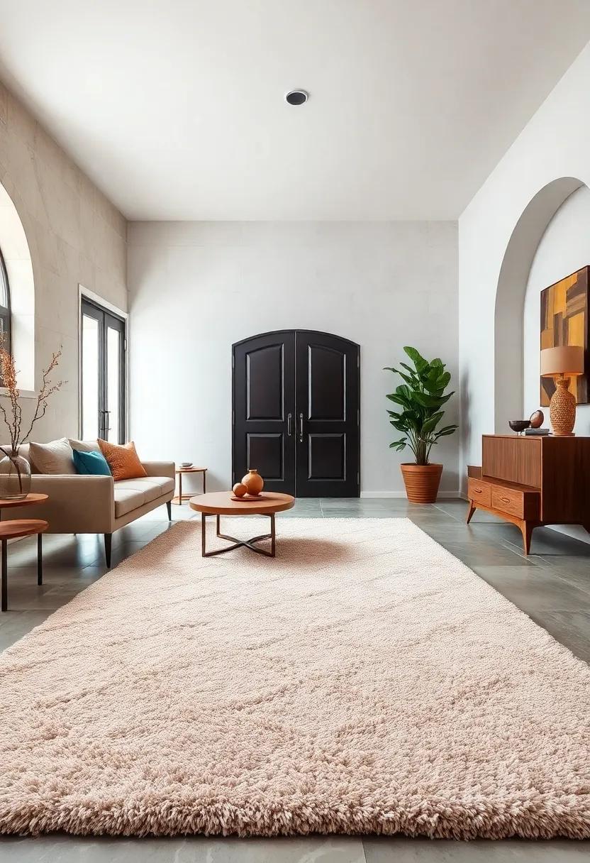 Soft Shag Rugs Creating a Cozy and Inviting Atmosphere for Bare Feet and Warm Welcomes