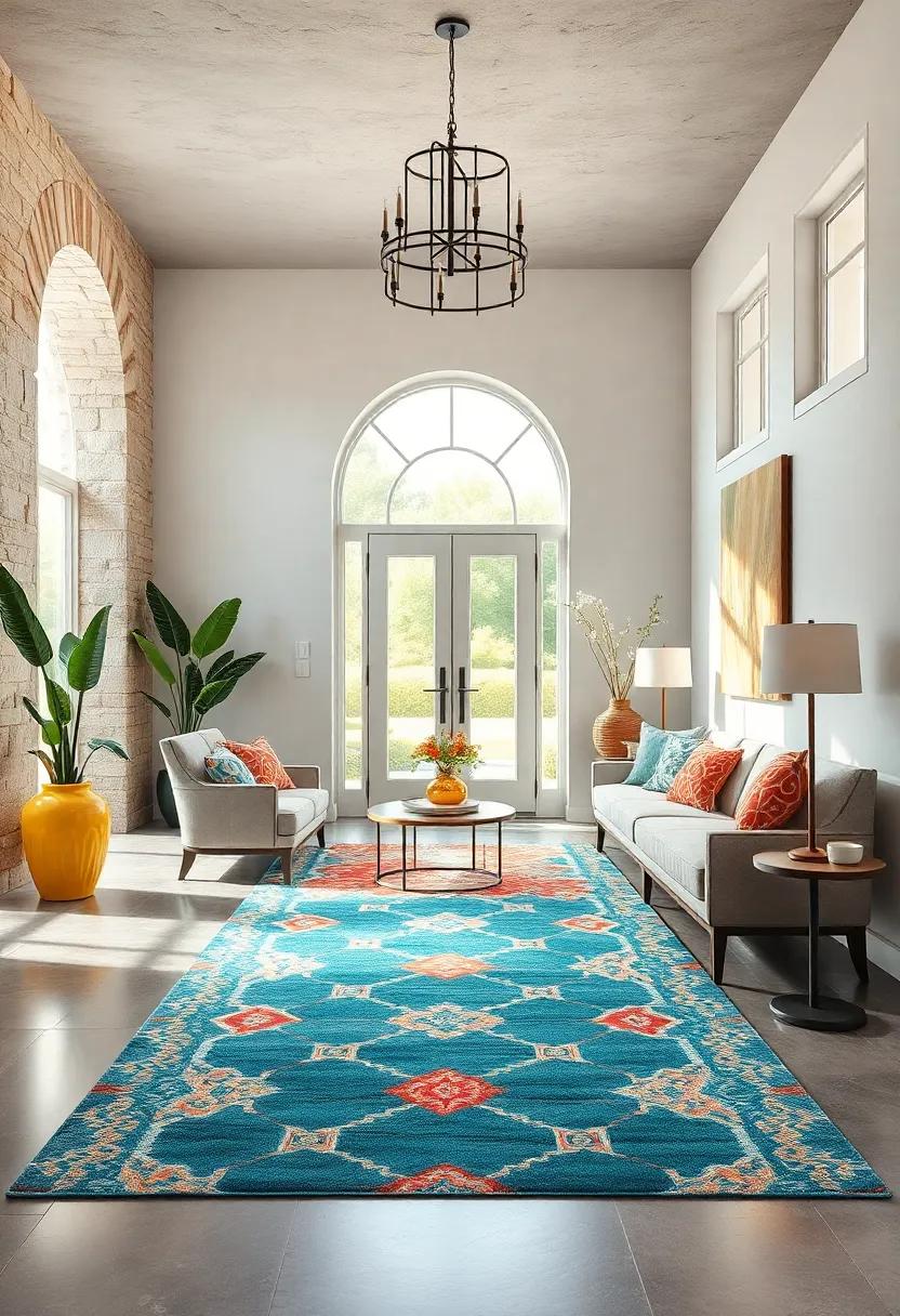 Bright and Cheerful Rugs Infusing Energy and Optimism as You Step Through the Front Door