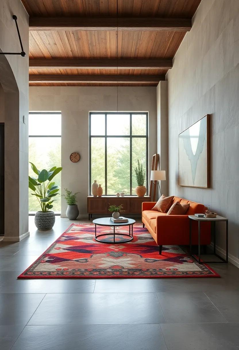 Textile Rug Art That Transforms Your Entryway Into a Creative and Expressive Space