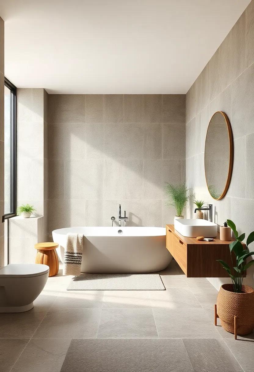 Natural Elements: Incorporate wood,⁢ stone, and ⁣plants⁢ to bring the calming essence of nature⁤ indoors