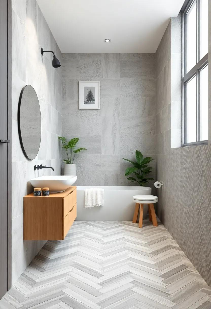 Delicate White Hex Tiles Interspersed with Grey Dot Highlights for a Vintage Yet Modern Look