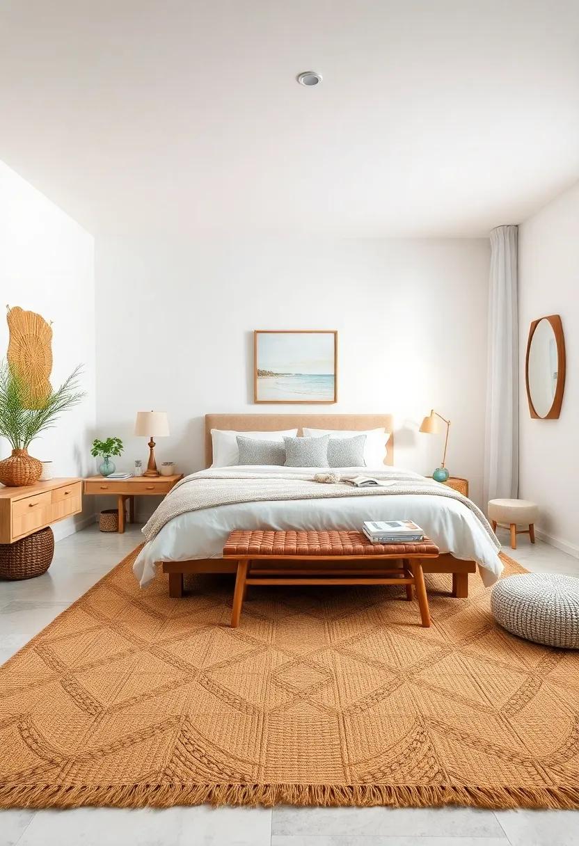 Beachy‌ Feel: ‌A jute​ or sisal ⁢rug can bring a fresh,coastal vibe to your​ bedroom,making it feel airy and inviting