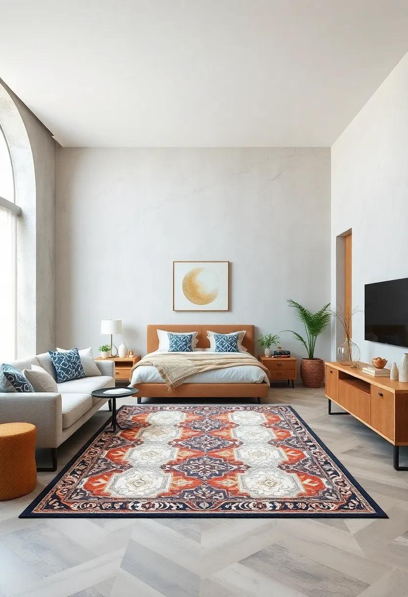 Functional Flow: Arrange a rug in the entry path of your bedroom to⁢ create a welcoming atmosphere and enhance functionality