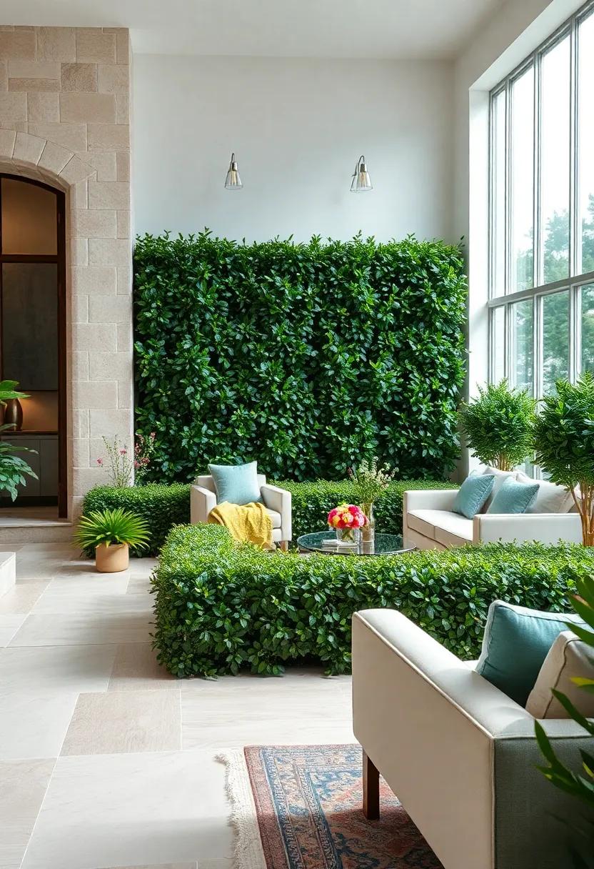 An Artistic Layout Of Blueberry Bushes Combining Nature's Beauty With Classic Hedge Geometry