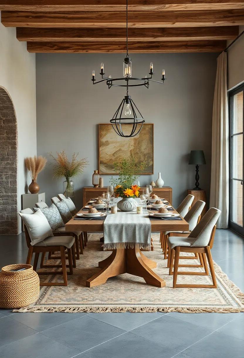 Layered Textiles: ⁤Mix‍ and match tablecloths,⁢ placemats, and runners ‌made from natural fabrics like linen and cotton to add texture ​and‌ warmth to your dining table