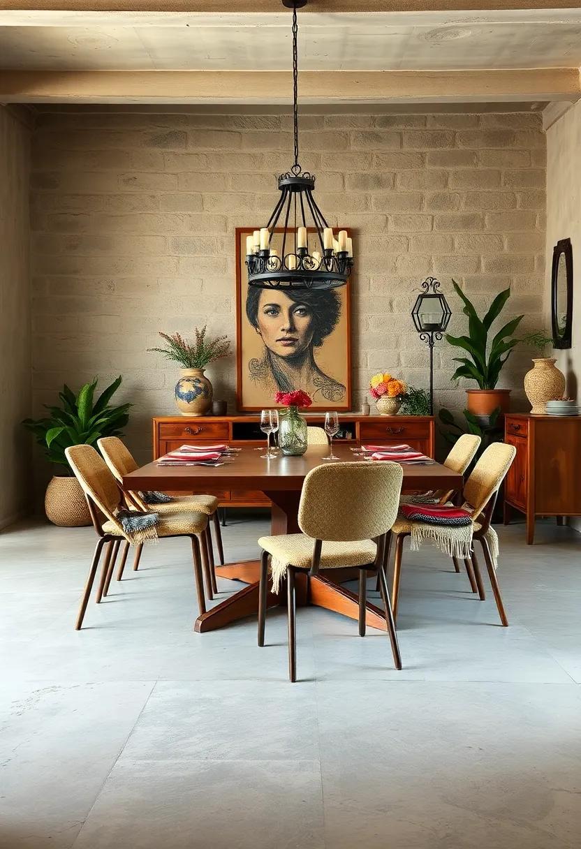 Vintage Furniture Finds: Scour​ thrift stores and flea markets for unique vintage dining⁤ tables and chairs⁤ that reflect bohemian charm⁤ and tell‍ a‌ story