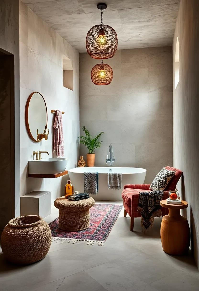 Comfortable ​Seating: Include a cozy chair or stool in the corner, ‍draped with patterned throws, for a​ serene reading nook or personal retreat