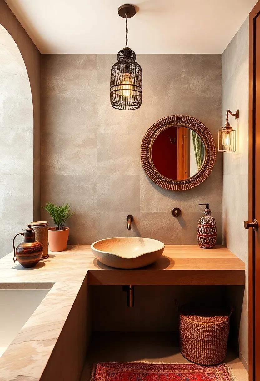 Unique Sink Fixtures: Opt ⁢for artistic sink​ fixtures‌ that play on traditional designs, ‍offering a​ contemporary twist while remaining true to the Moroccan inspiration