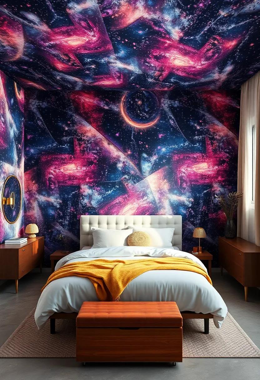 Cosmic Dreams: Dreamy galaxies and starry ⁤patterns transform your bedroom into a celestial‍ haven, inspiring wonder and creativity