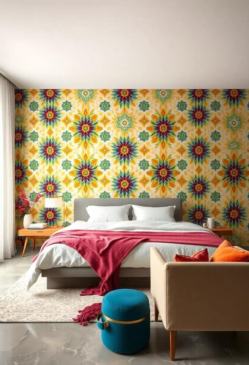 Kaleidoscopic Symmetry: Mesmerizing designs that play​ with symmetry⁣ and color bring an energetic yet‍ harmonious look to your personal sanctuary