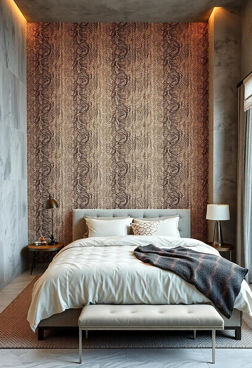 Spunky Snakeskin: Faux snakeskin patterns provide an exotic touch to ‌your walls, perfect for ⁣those looking to make an audacious⁣ statement