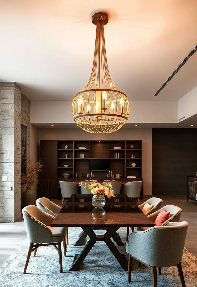 Industrial‌ chic: ⁣A rugged metal wire chandelier⁣ that combines raw elements with ​a ⁢polished appearance, ‍ideal for ⁣modern ​lofts
