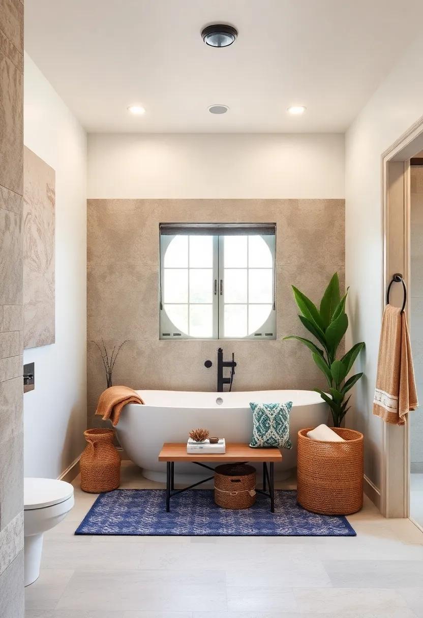 Balancing Bold Patterns and Natural Textures to Create a Dynamic Coastal Eclectic Ambiance