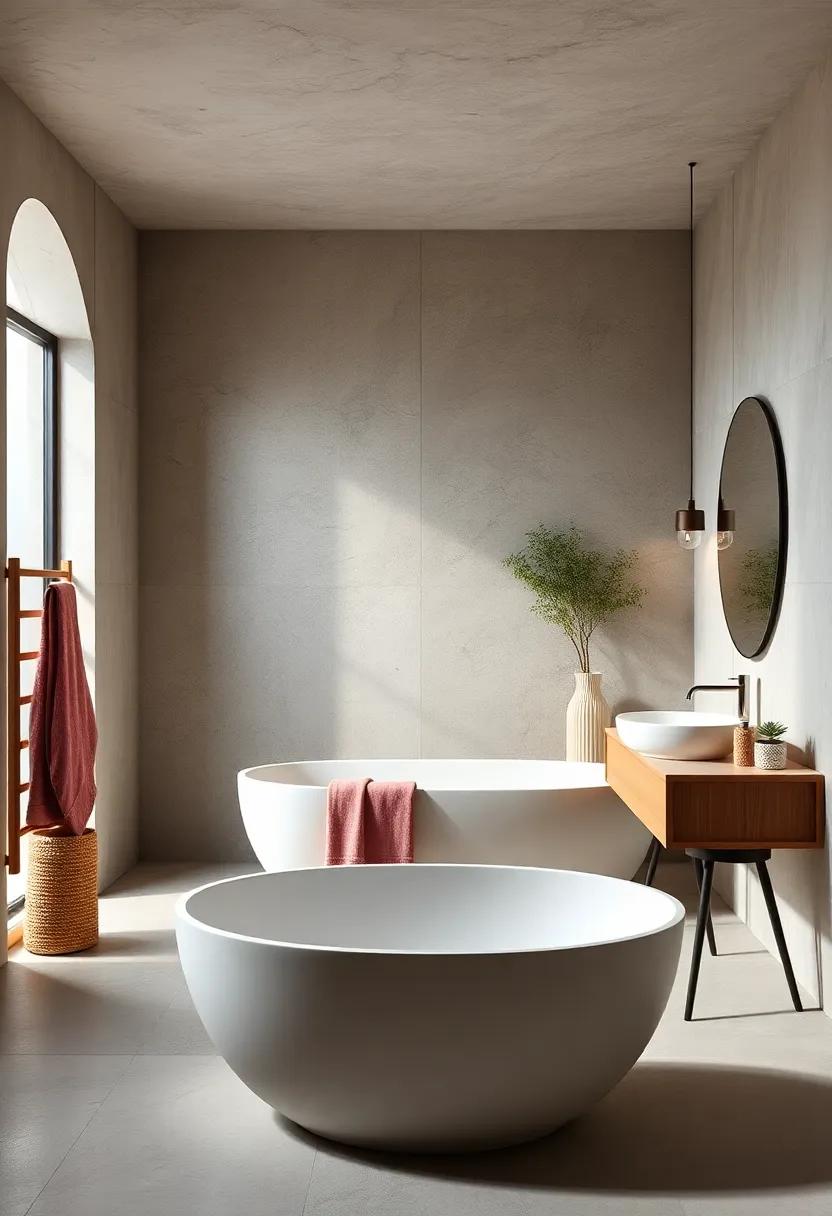 Soft Matte Finishes Blending Seamlessly with Bright, Glossy Surfaces for Visual Contrast