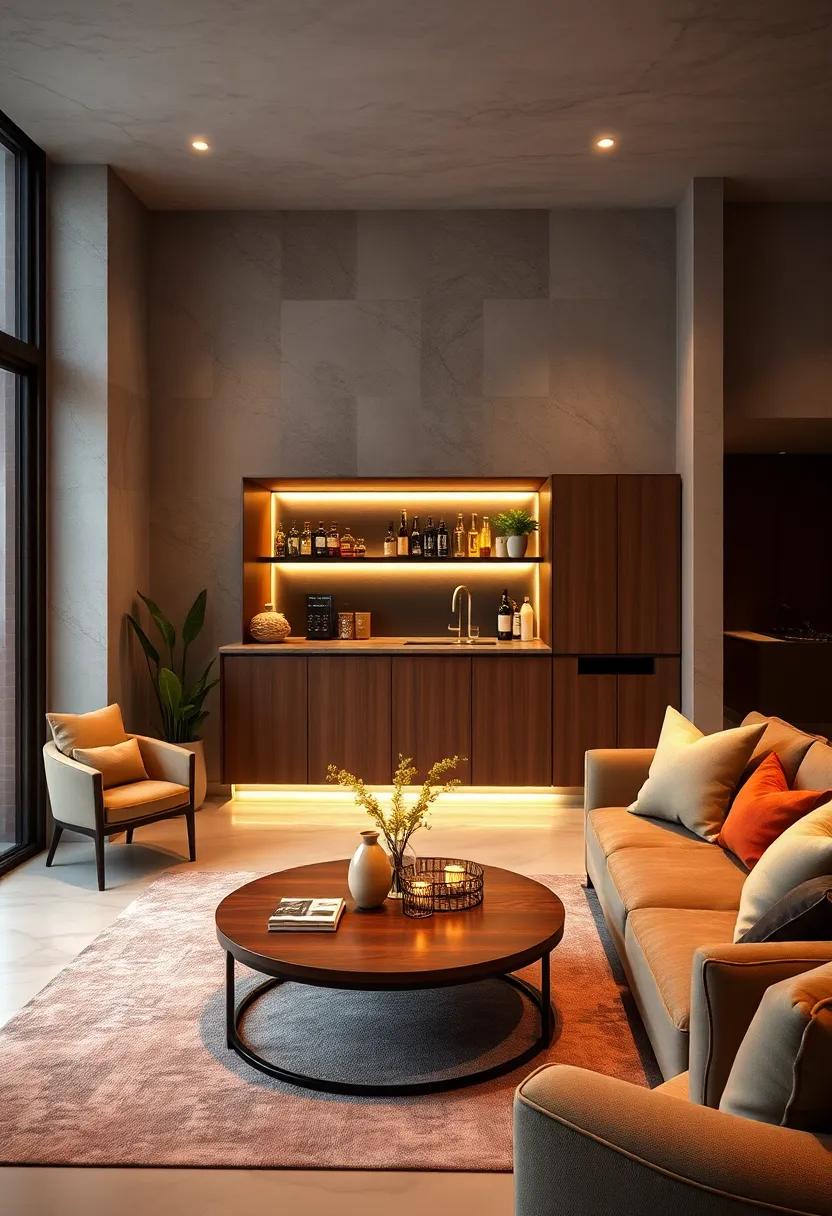 Arranging Ambient Under-Cabinet Lighting to Elevate the Mood and Highlight Your Home Bar